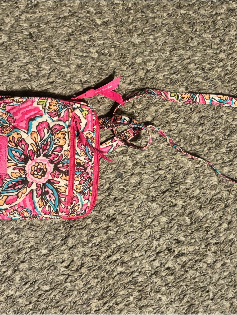 Vera Bradley Pink Floral Crossbody Bag